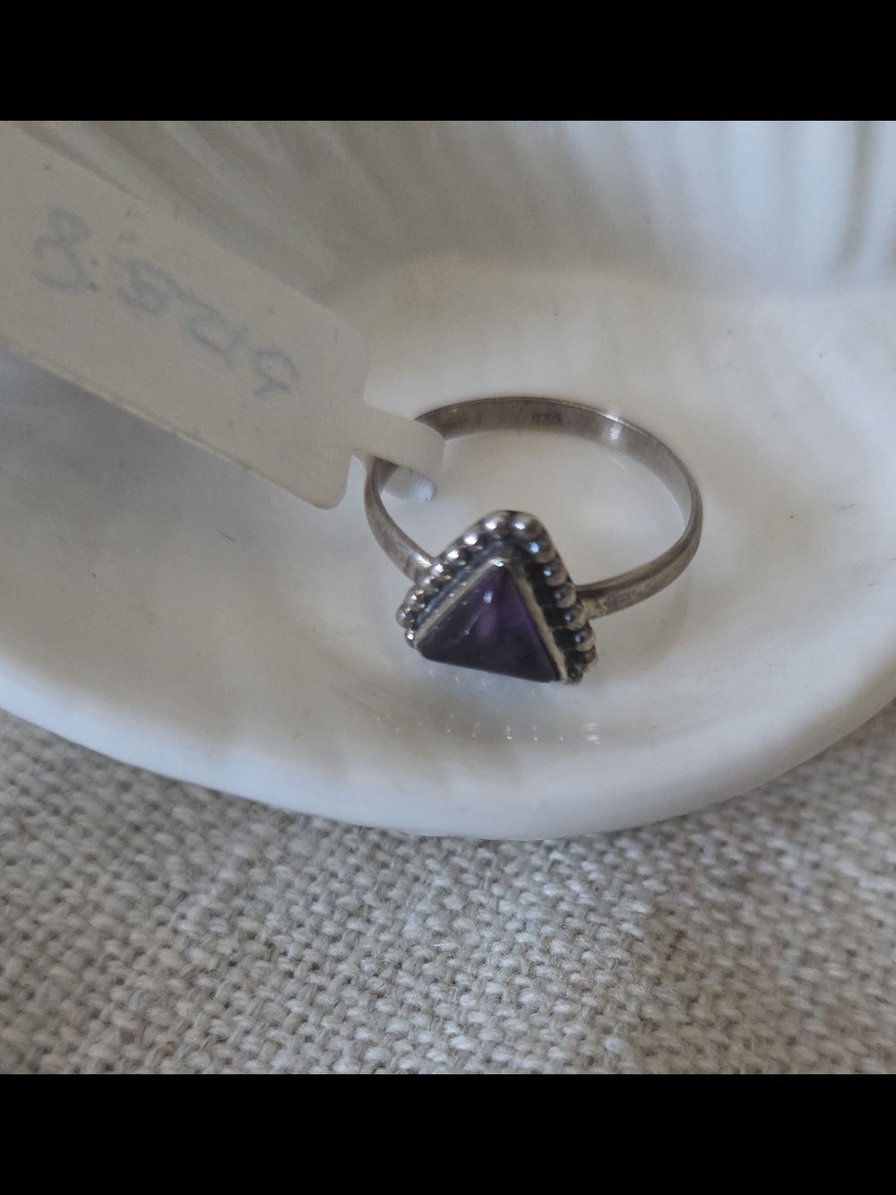 NEW 925 Sterling Silver Amethyst Ring – Size 8